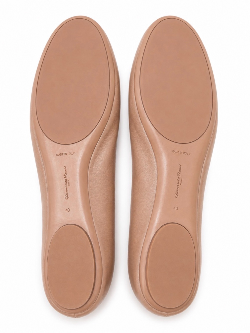 Gianvito Rossi Carla Flats Mary Jane – Beige Leather | EU 40 / US 9.5–10 - Picture 2 of 11